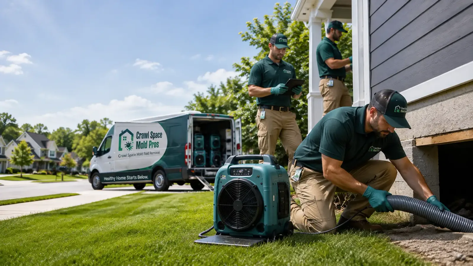 Crawl Space Mold Removal in Herman, MN